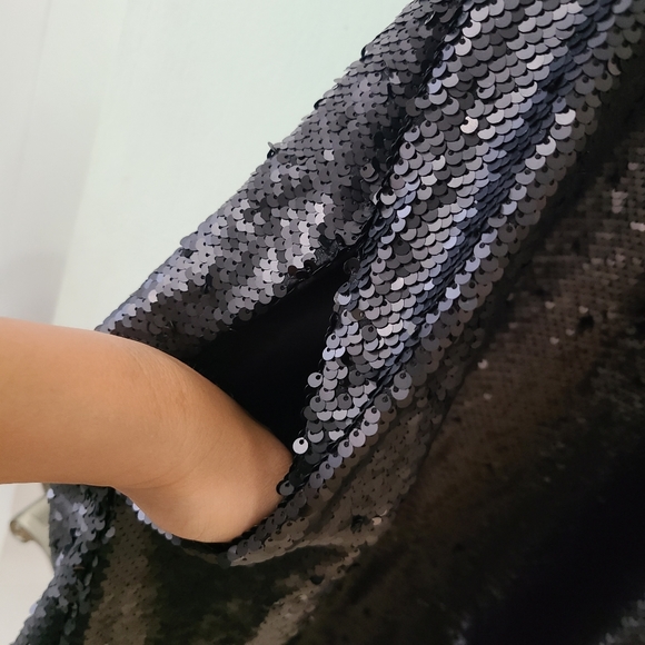 Rachel Roy Black Sequence Dress - Picture 7 of 9